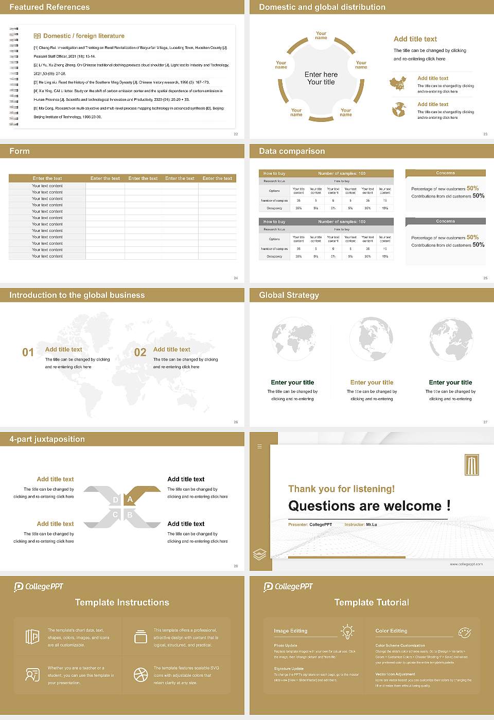 Methodist University Thesis Proposal/Graduation Defense PPT Template16:9 ratio PPT effect preview image4