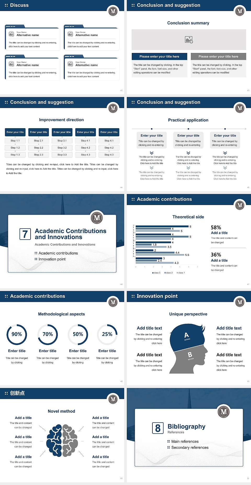 Midwestern Baptist Theological Seminary Graduation Thesis Defense PPT Template4:3 ratio PPT effect preview image6