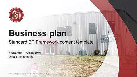 Mid-South Christian College Competition/Entrepreneurship Contest PPT Template