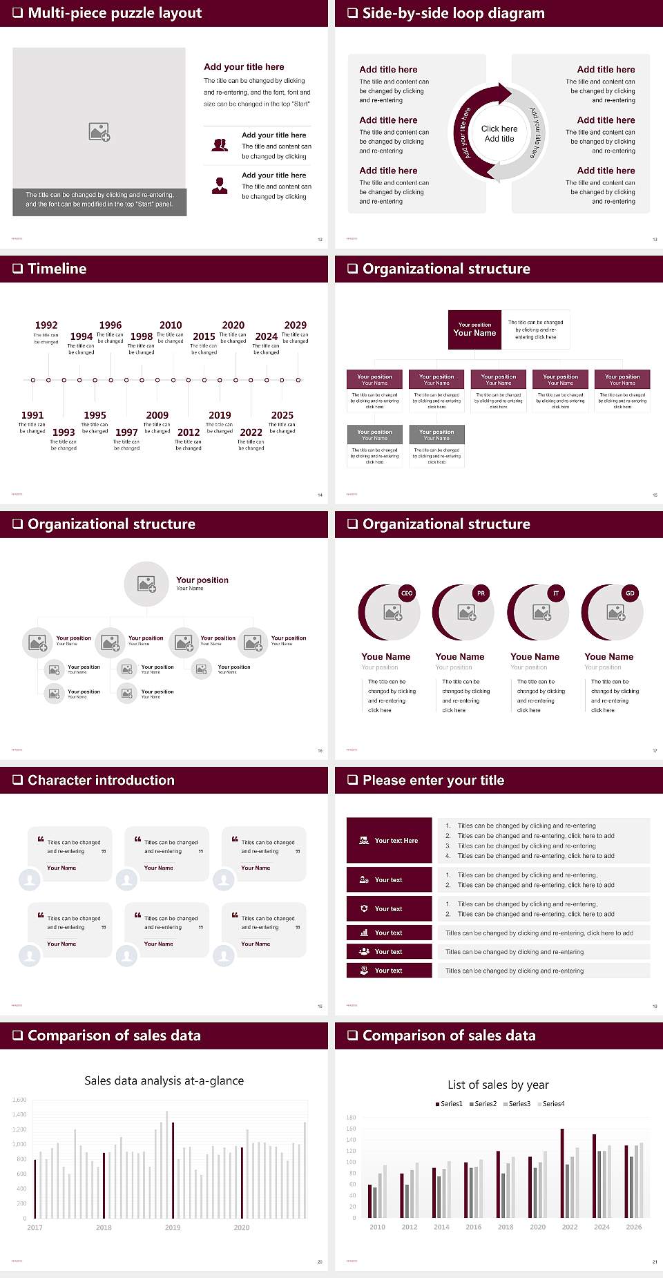 Meredith College General Purpose PPT Template4:3 ratio PPT effect preview image3