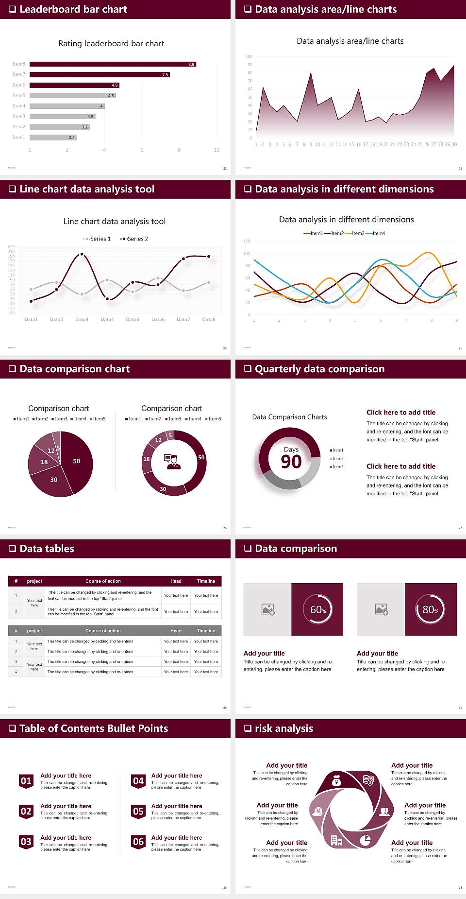Meredith College General Purpose PPT Template4:3 ratio PPT effect preview image4