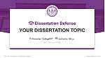 Miles College Graduation Thesis Defense PPT Template