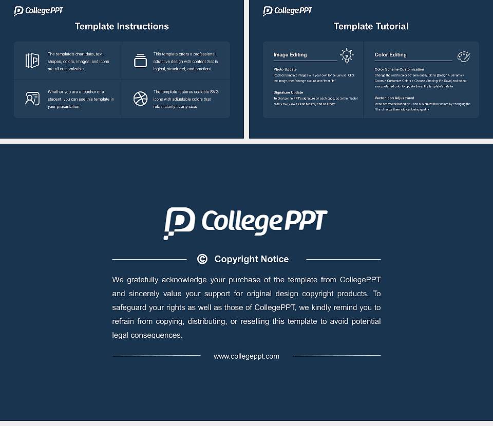 Metropolitan State University Course/Courseware Creation PPT Template16:9 ratio PPT effect preview image5