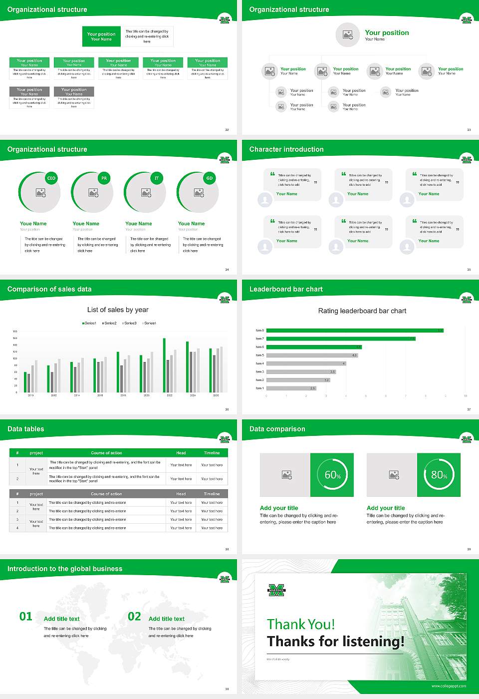 Marshall University Academic Presentation/Research Findings Report PPT Template16:9 ratio PPT effect preview image4