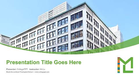 Meadville Lombard Theological School Course/Courseware Creation PPT Template