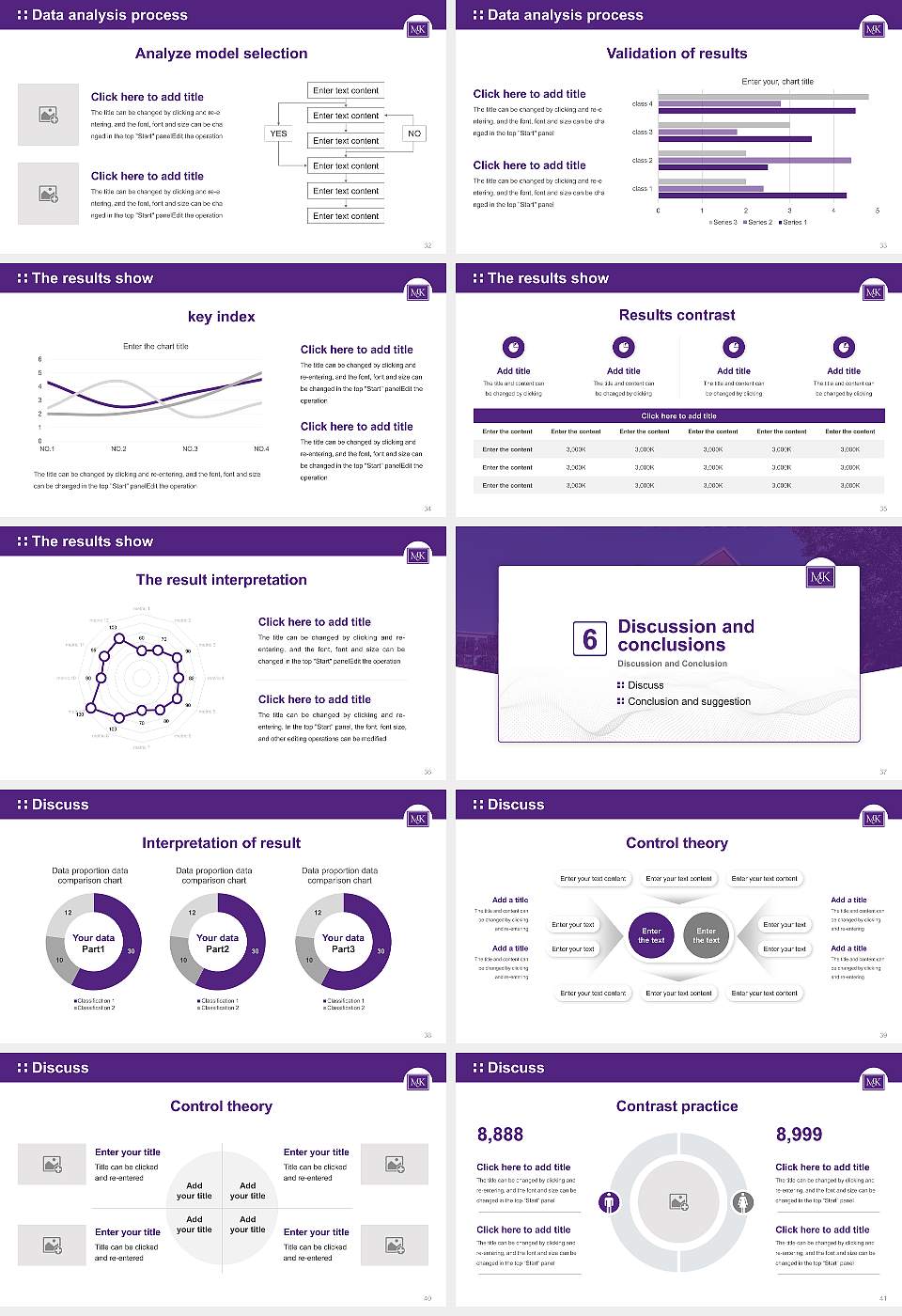 Mckendree University Graduation Thesis Defense PPT Template16:9 ratio PPT effect preview image5