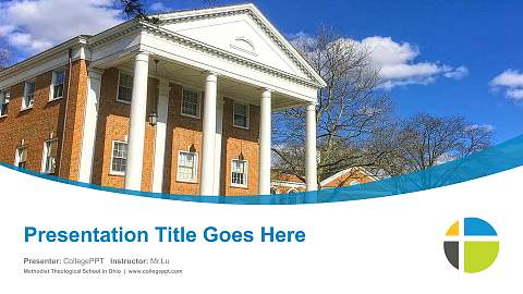Methodist Theological School in Ohio Course/Courseware Creation PPT Template