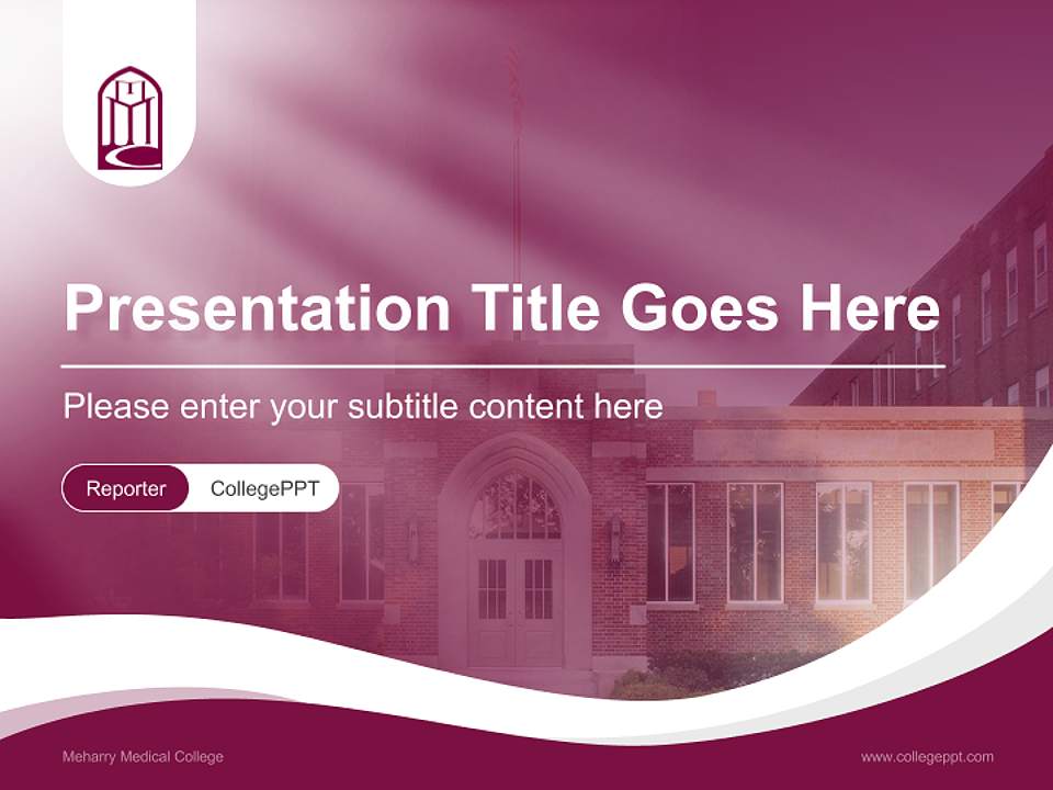 Meharry Medical College Lecture Sharing and Networking Event PPT Template4:3 ratio PPT effect preview image4