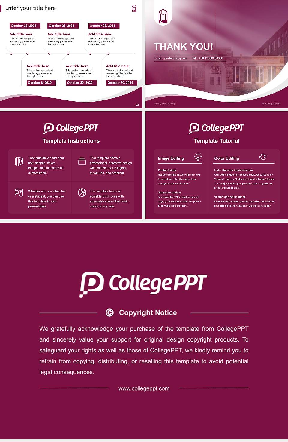 Meharry Medical College Lecture Sharing and Networking Event PPT Template4:3 ratio PPT effect preview image4