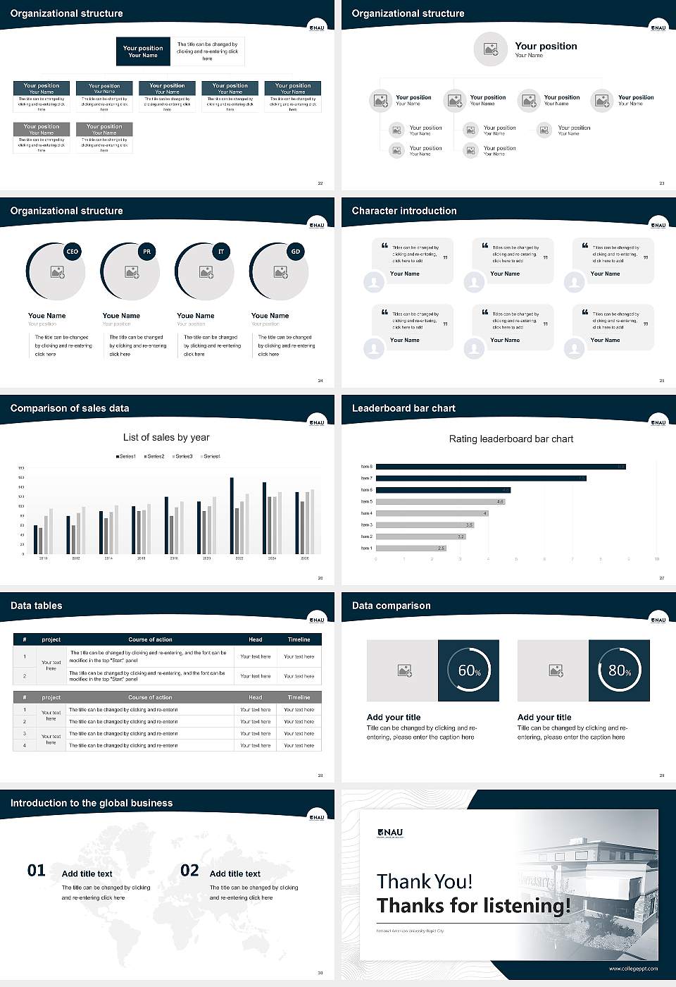 National American University-Rapid City Academic Presentation/Research Findings Report PPT Template16:9 ratio PPT effect preview image4
