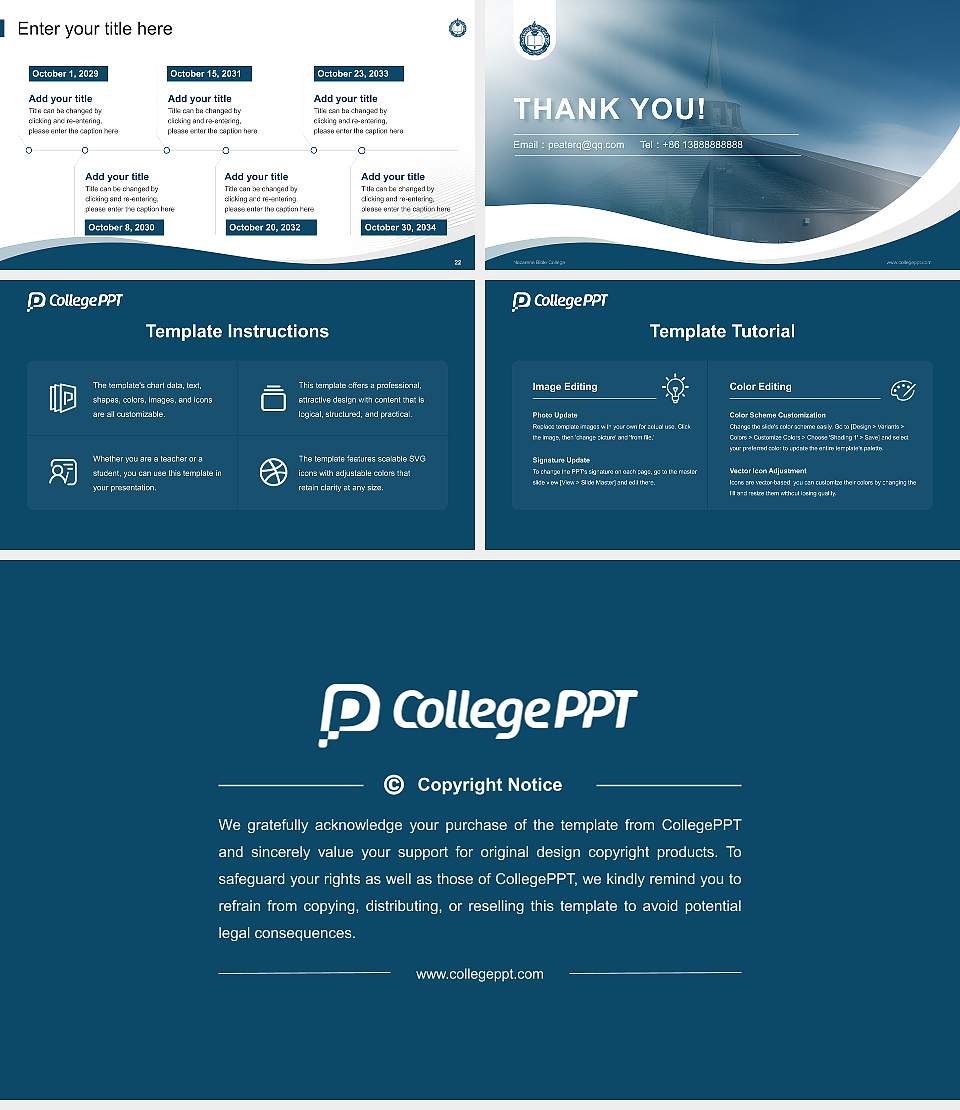 Nazarene Bible College Lecture Sharing and Networking Event PPT Template16:9 ratio PPT effect preview image4