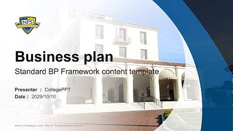 Naval Postgraduate School Competition/Entrepreneurship Contest PPT Template