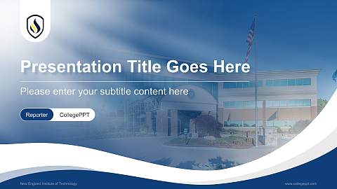 New England Institute of Technology Lecture Sharing and Networking Event PPT Template