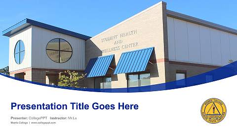 Morris College Course/Courseware Creation PPT Template