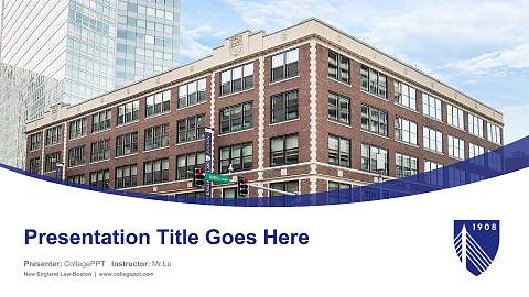 New England Law-Boston Course/Courseware Creation PPT Template