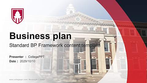 Monmouth College Competition/Entrepreneurship Contest PPT Template