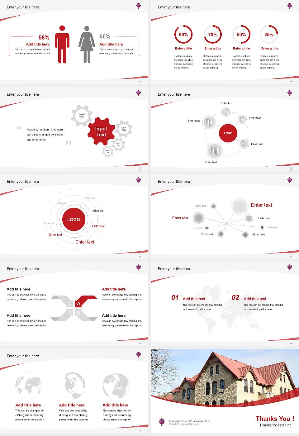 Nashotah House Course/Courseware Creation PPT Template16:9 ratio PPT effect preview image4