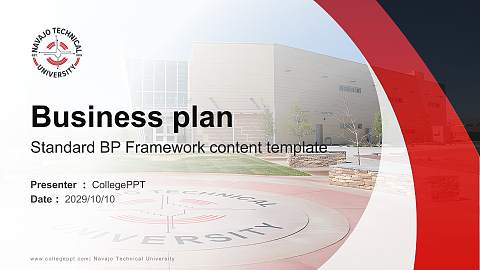 Navajo Technical University Competition/Entrepreneurship Contest PPT Template