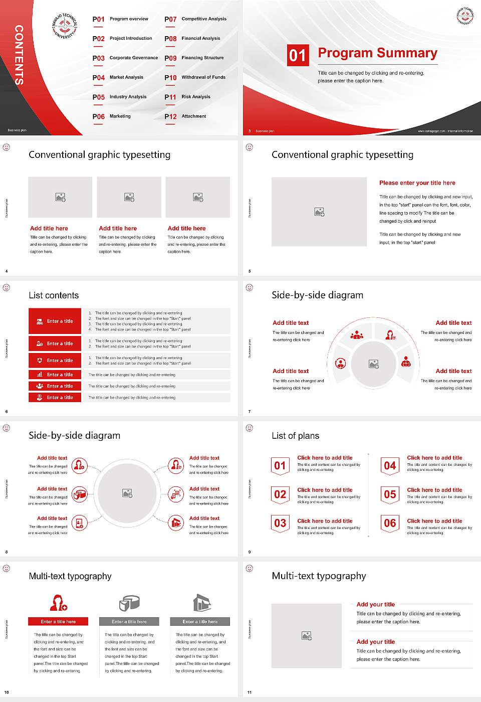 Navajo Technical University Competition/Entrepreneurship Contest PPT Template16:9 ratio PPT effect preview image2
