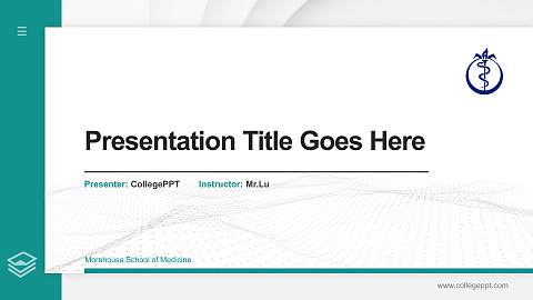 Morehouse School of Medicine Thesis Proposal/Graduation Defense PPT Template