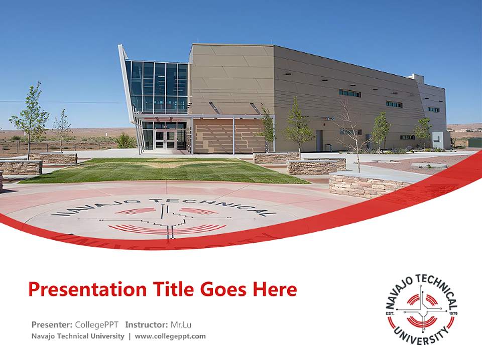 Navajo Technical University Course/Courseware Creation PPT Template4:3 ratio PPT effect preview image5