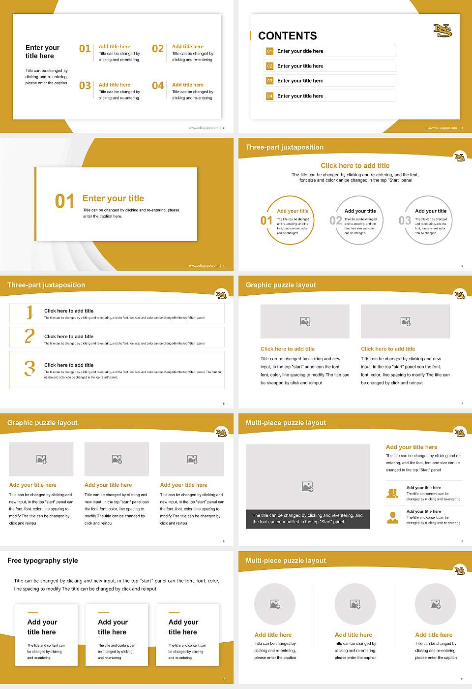 Nevada State College Academic Presentation/Research Findings Report PPT Template16:9 ratio PPT effect preview image2