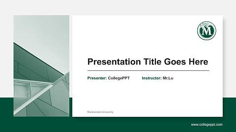 Multnomah University General Purpose PPT Template