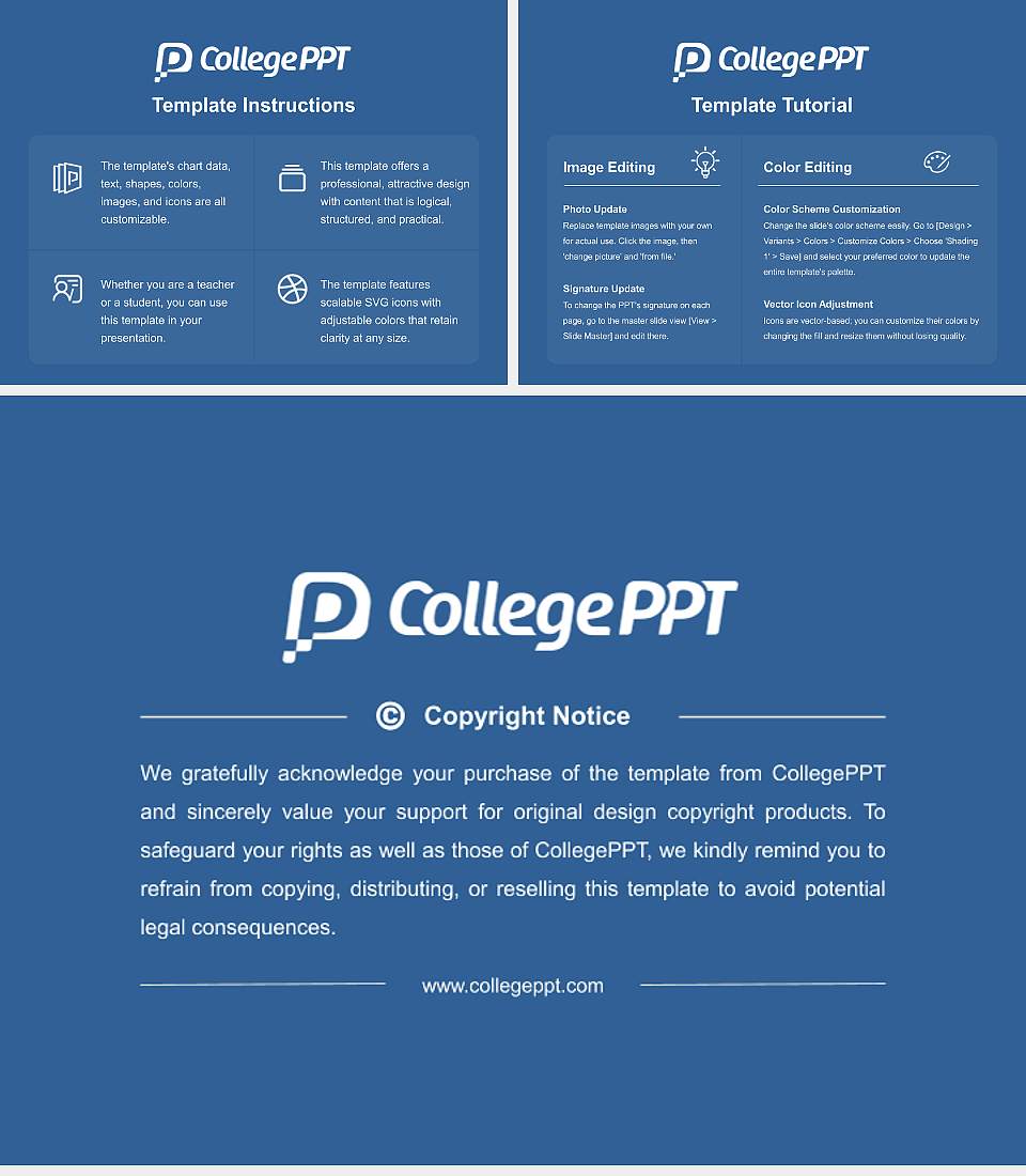 National Louis University Course/Courseware Creation PPT Template4:3 ratio PPT effect preview image5