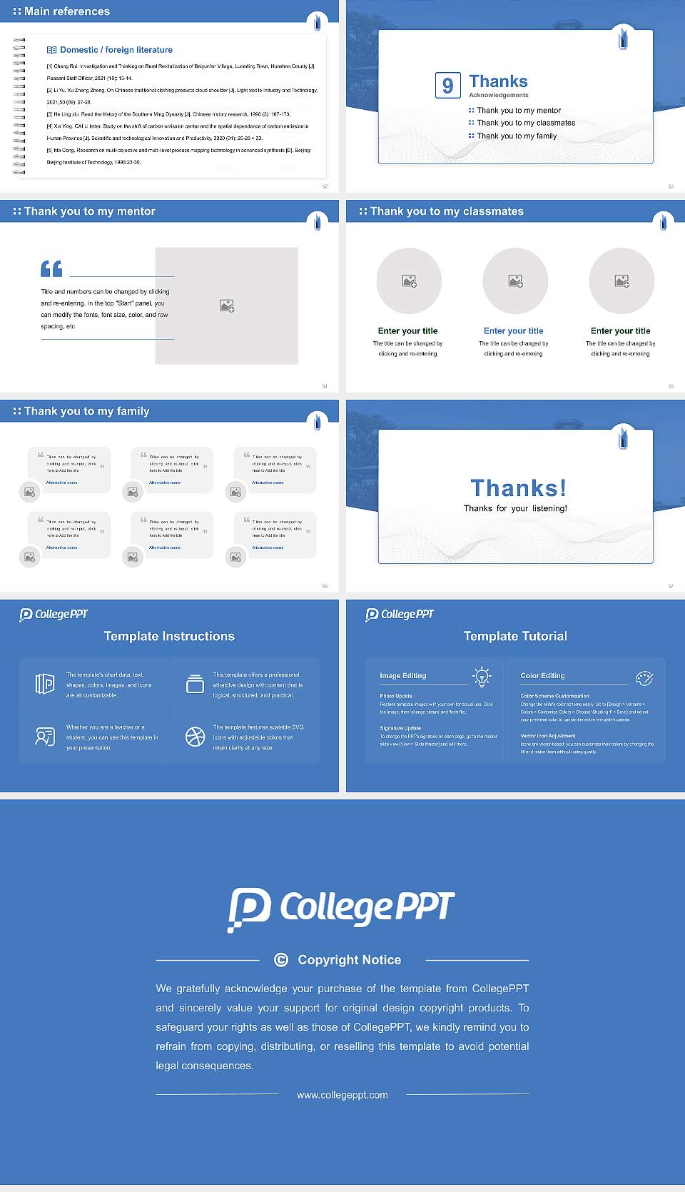 New Brunswick Theological Seminary Graduation Thesis Defense PPT Template16:9 ratio PPT effect preview image7