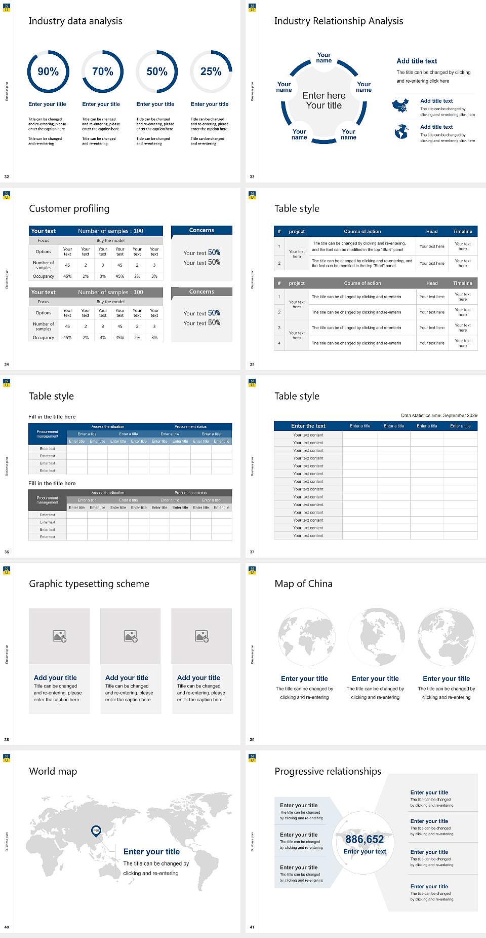 Neumann University Competition/Entrepreneurship Contest PPT Template4:3 ratio PPT effect preview image5