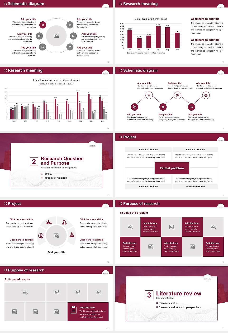 Muskingum University Graduation Thesis Defense PPT Template16:9 ratio PPT effect preview image3