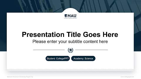 National American University-Rapid City National Scholarship Defense PPT Template
