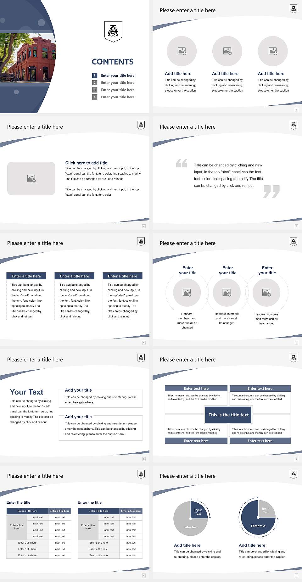 New Saint Andrews College Course/Courseware Creation PPT Template4:3 ratio PPT effect preview image2