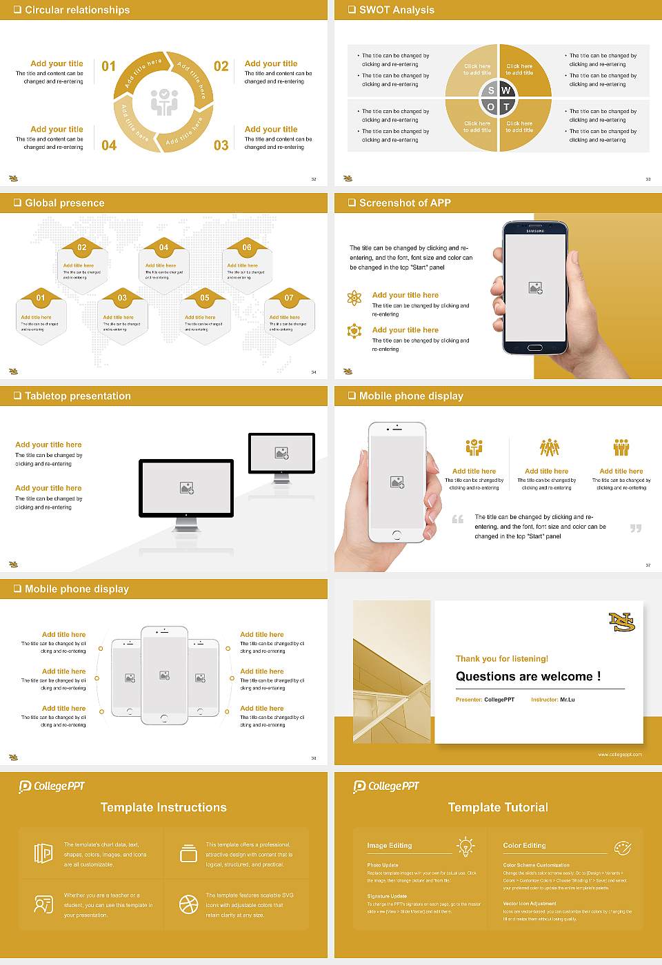 Nevada State College General Purpose PPT Template16:9 ratio PPT effect preview image5