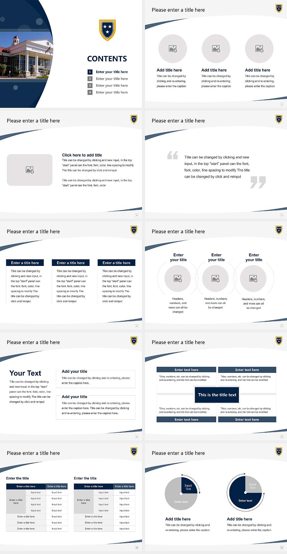 Murray State University Course/Courseware Creation PPT Template4:3 ratio PPT effect preview image2