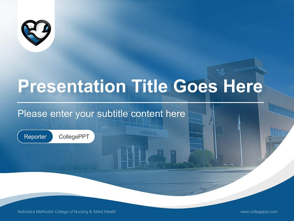 Nebraska Methodist College of Nursing & Allied Health Lecture Sharing and Networking Event PPT Template4:3 ratio PPT effect preview image4