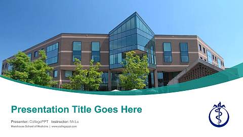 Morehouse School of Medicine Course/Courseware Creation PPT Template