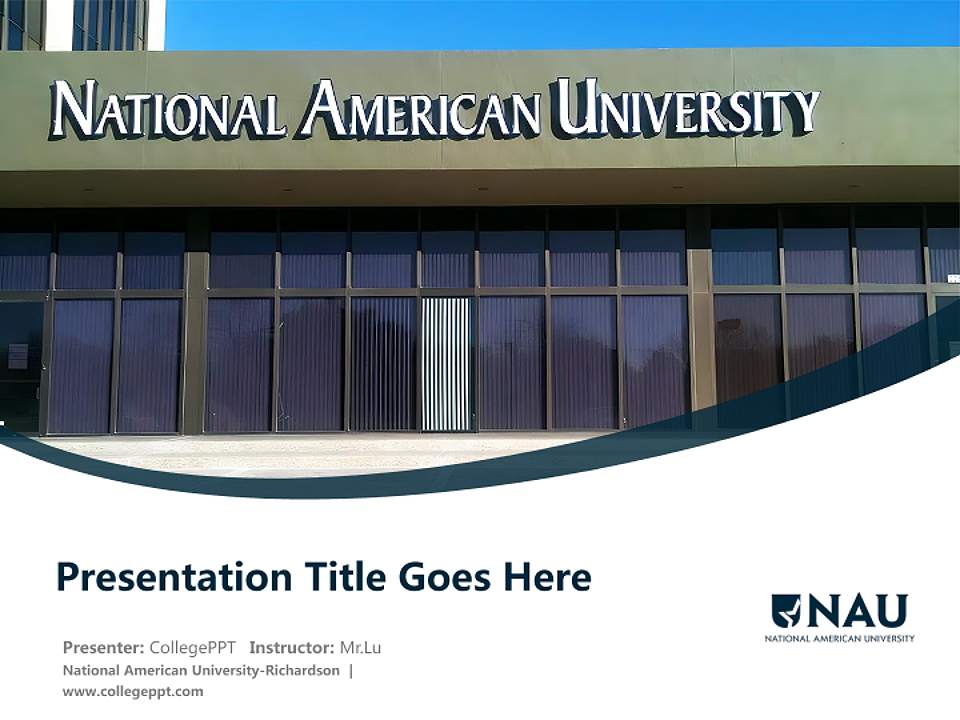 National American University-Richardson Course/Courseware Creation PPT Template4:3 ratio PPT effect preview image5
