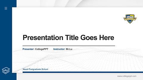 Naval Postgraduate School Thesis Proposal/Graduation Defense PPT Template
