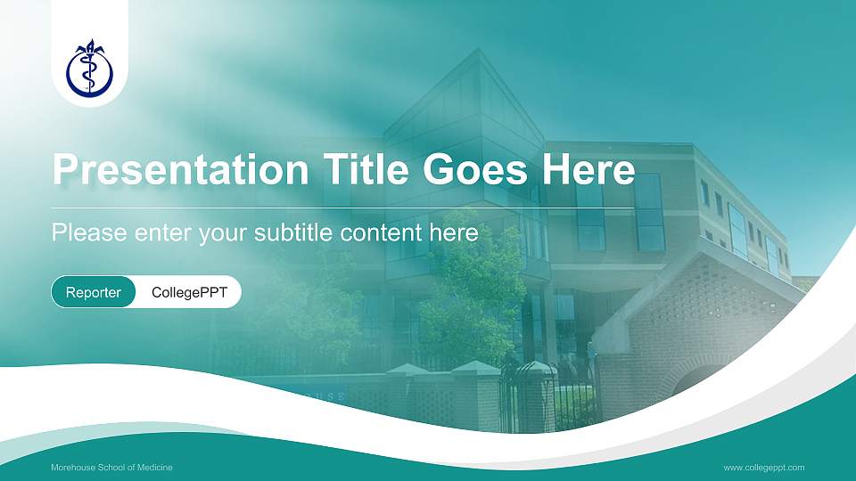 Morehouse School of Medicine Lecture Sharing and Networking Event PPT Template16:9 ratio PPT effect preview image