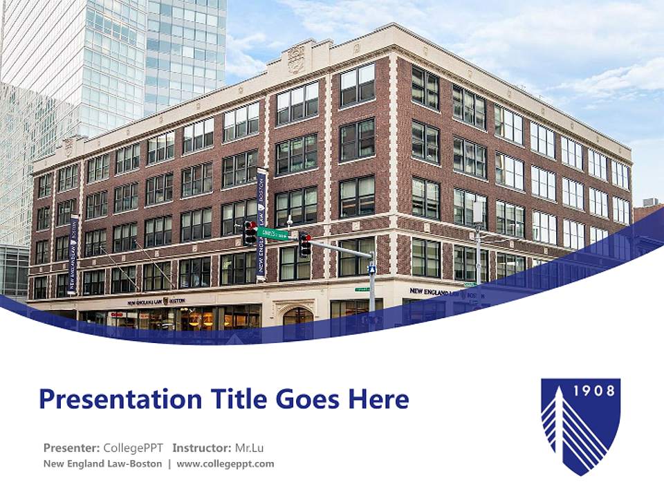 New England Law-Boston Course/Courseware Creation PPT Template4:3 ratio PPT effect preview image5