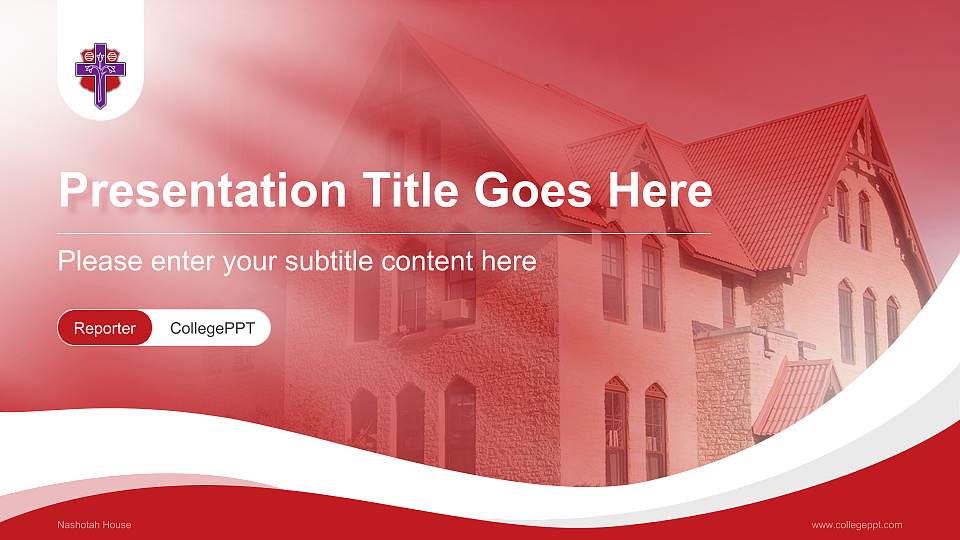 Nashotah House Lecture Sharing and Networking Event PPT Template16:9 ratio PPT effect preview image