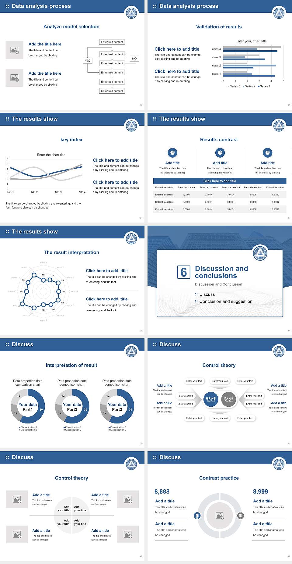 National Louis University Graduation Thesis Defense PPT Template4:3 ratio PPT effect preview image5