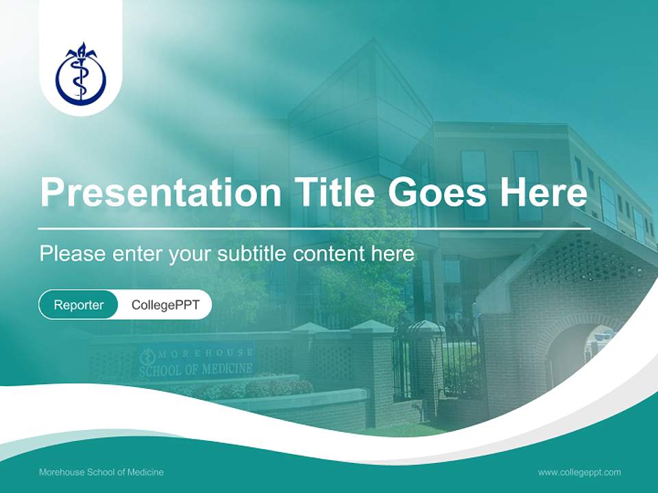 Morehouse School of Medicine Lecture Sharing and Networking Event PPT Template4:3 ratio PPT effect preview image4