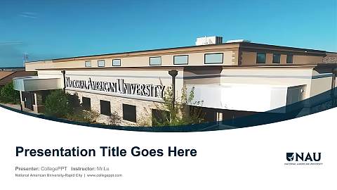 National American University-Rapid City Course/Courseware Creation PPT Template