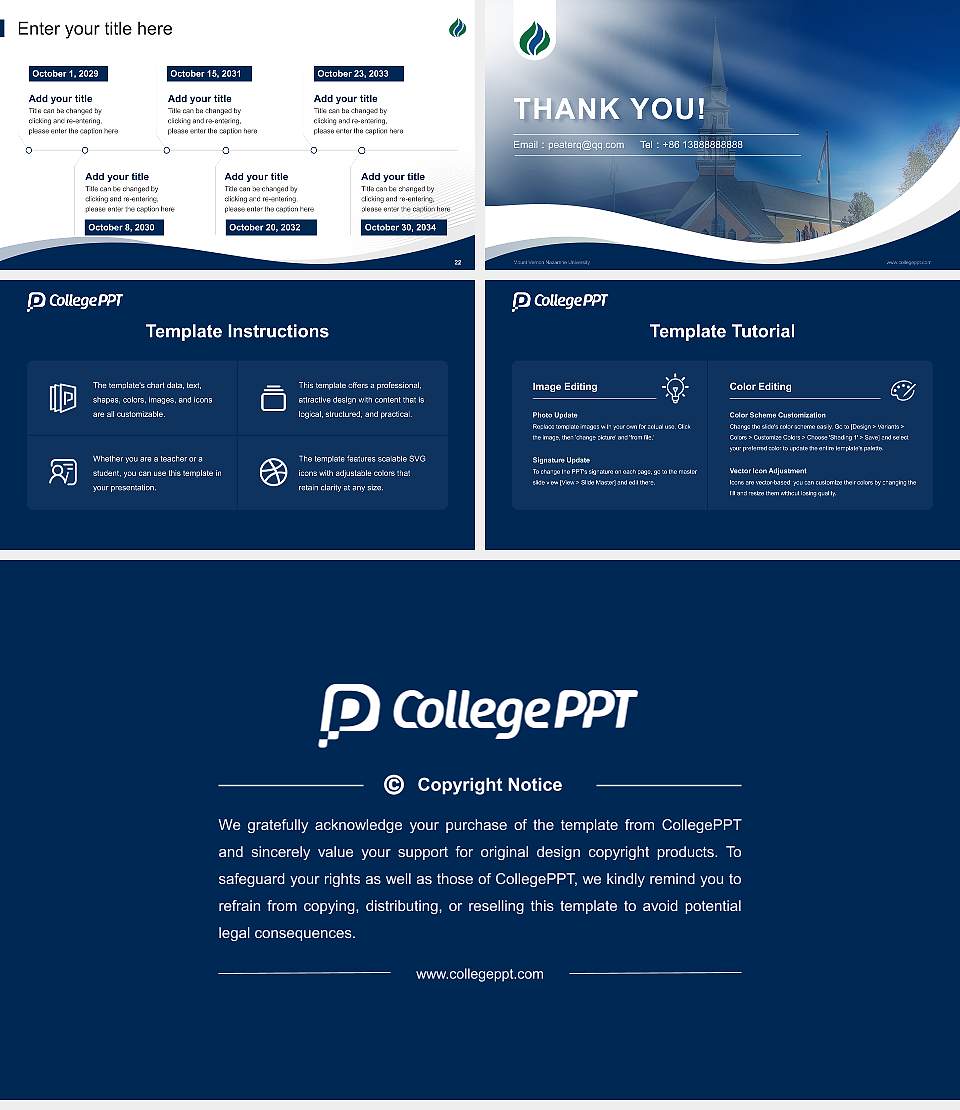 Mount Vernon Nazarene University Lecture Sharing and Networking Event PPT Template16:9 ratio PPT effect preview image4