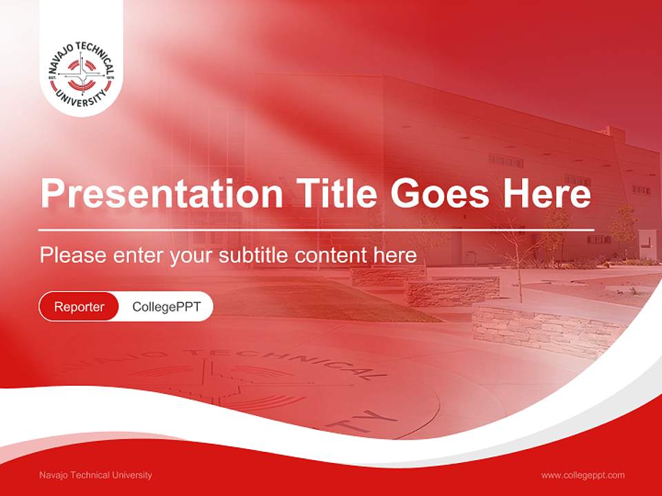 Navajo Technical University Lecture Sharing and Networking Event PPT Template4:3 ratio PPT effect preview image4