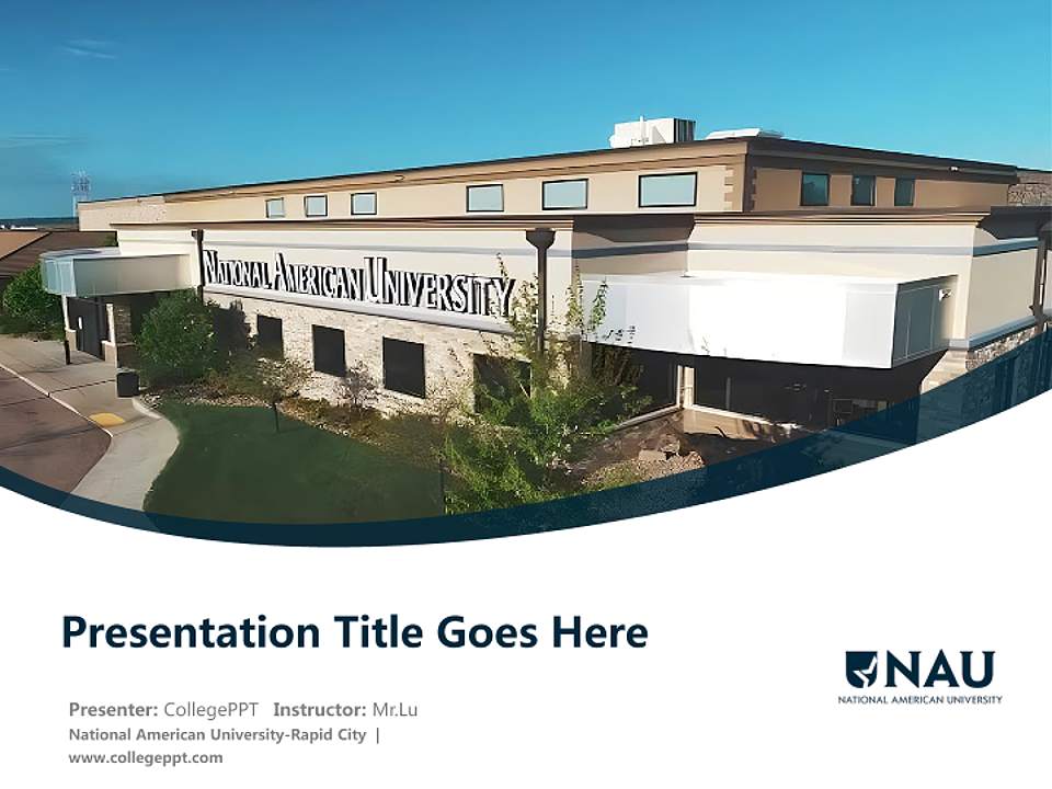 National American University-Rapid City Course/Courseware Creation PPT Template4:3 ratio PPT effect preview image5