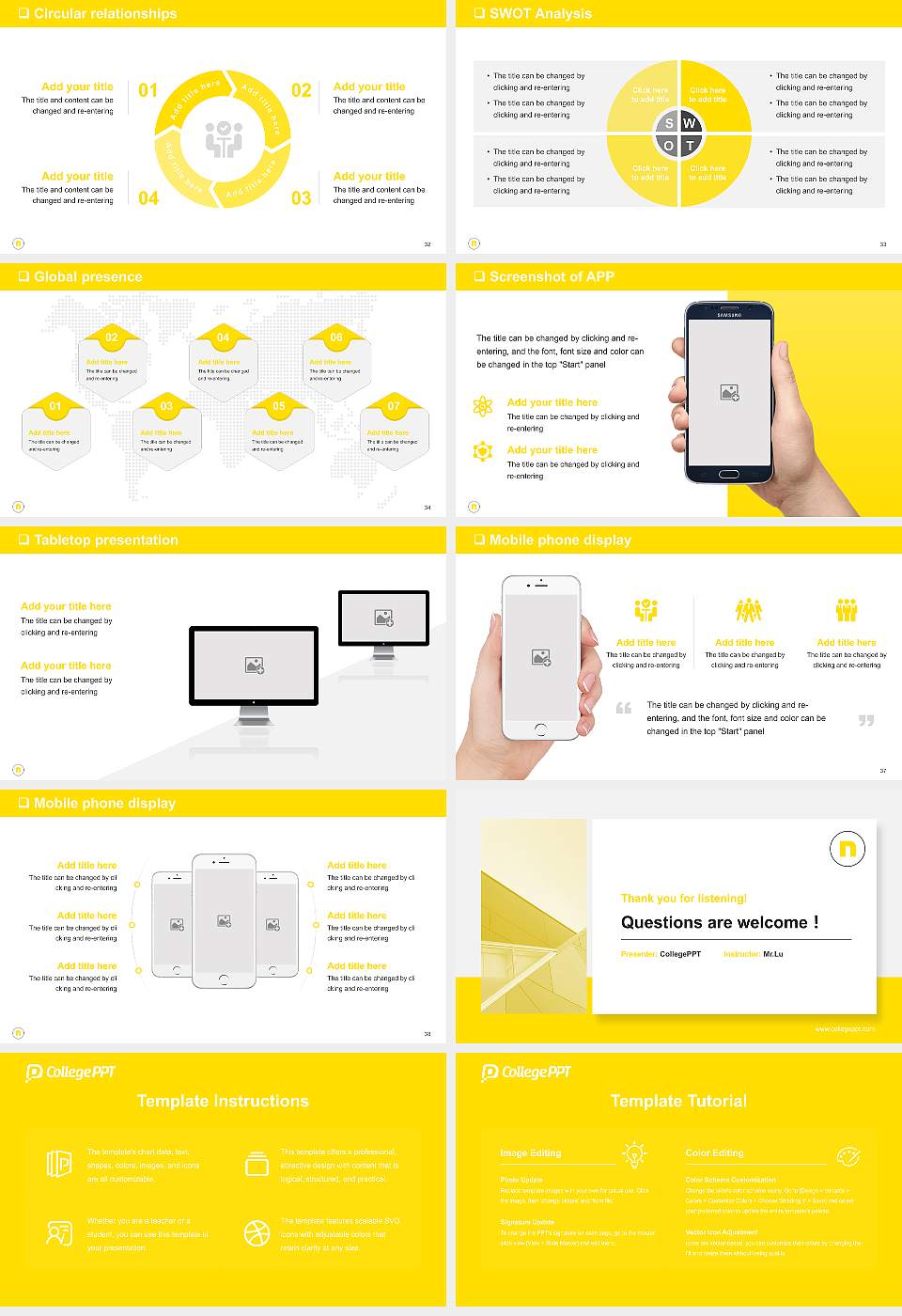 Neumont College of Computer Science General Purpose PPT Template16:9 ratio PPT effect preview image5