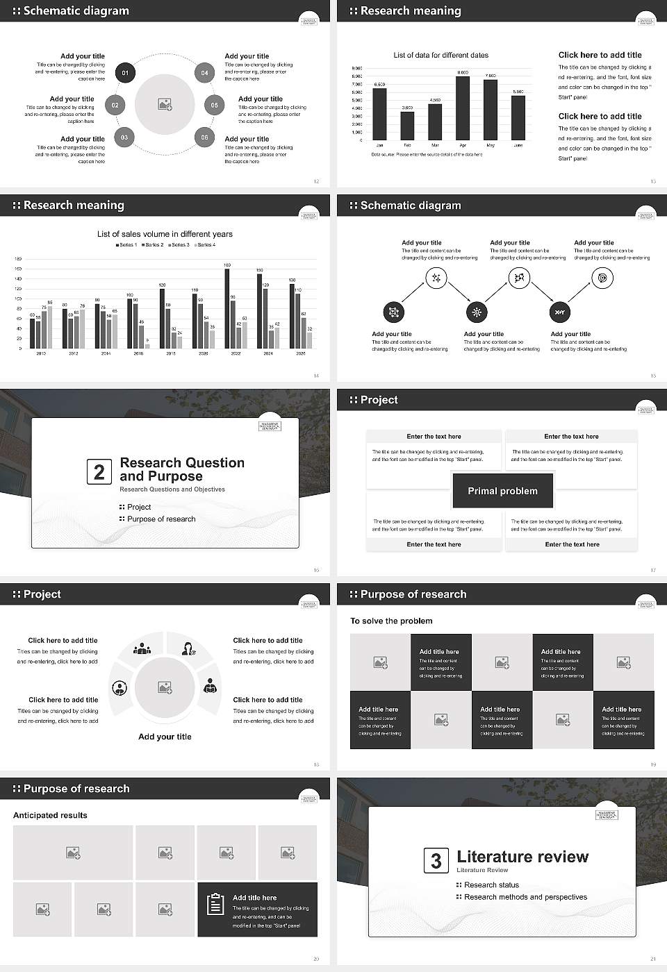 Nazarene Theological Seminary Graduation Thesis Defense PPT Template16:9 ratio PPT effect preview image3